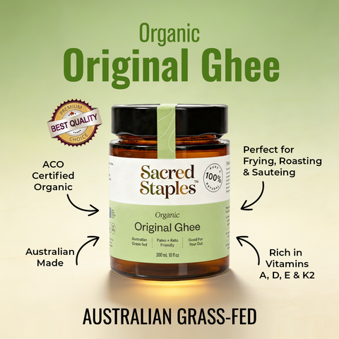 Organic ghee packaging