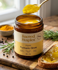 Turmeric ghee close-up