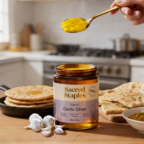 Garlic ghee packaging